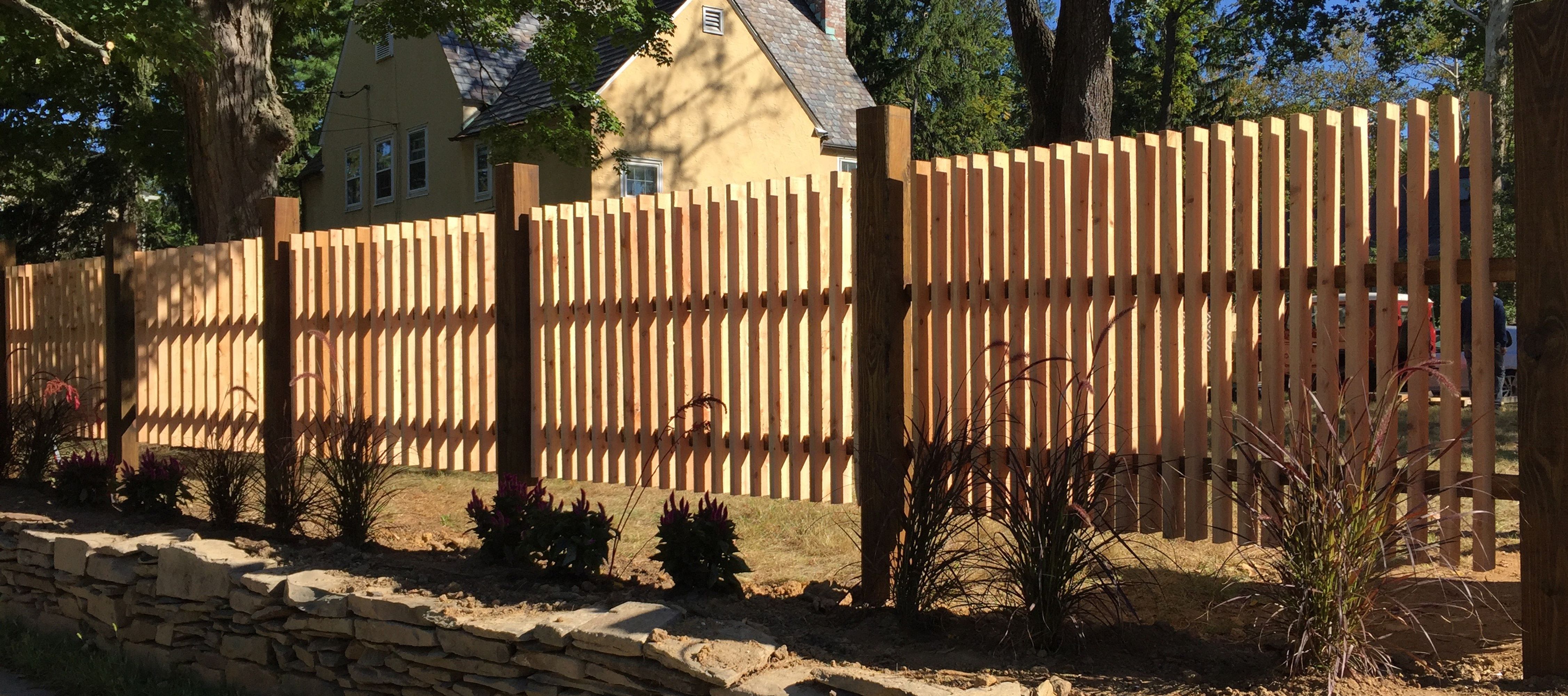 wood fence in Princeton