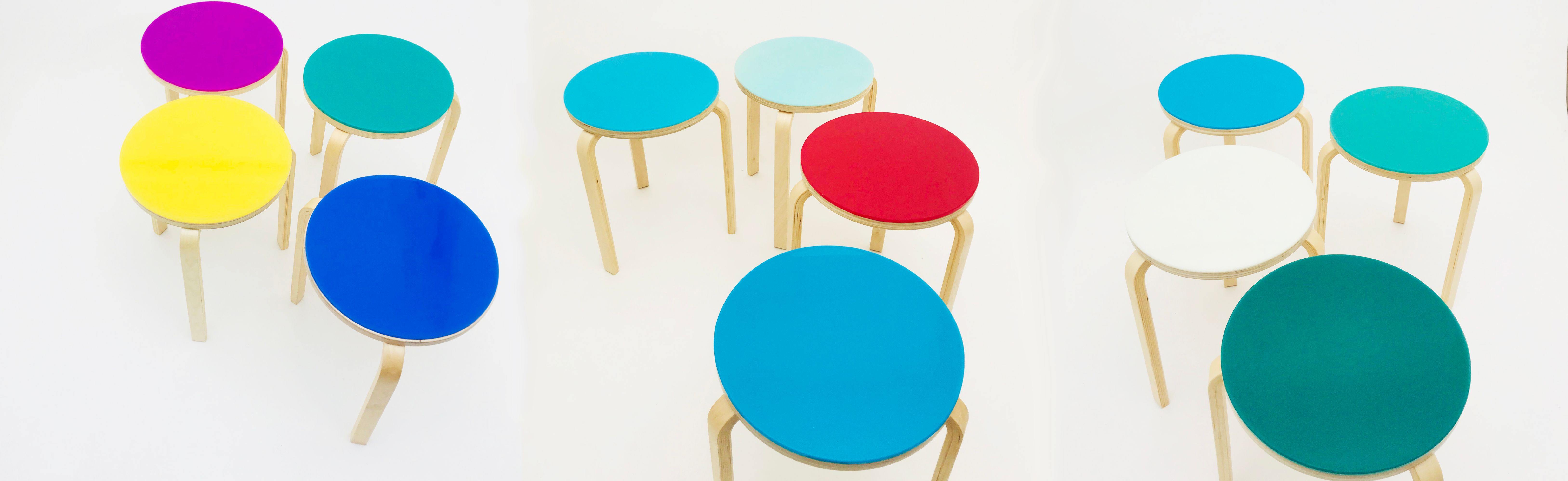 wide stools