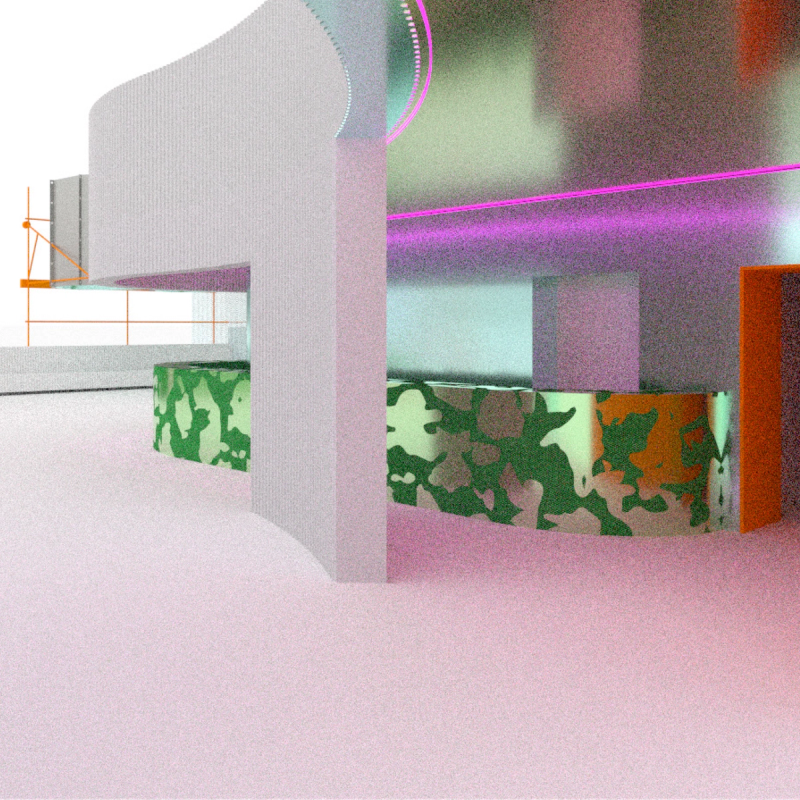 Rendering of the Elsewhere Brooklyn Rooftop Venue
